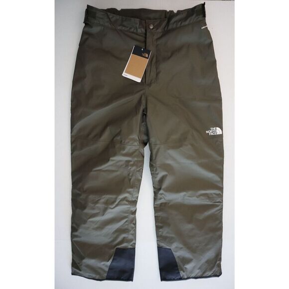 The North Face Kids Sz 2XL (18/20) Taupe Green Freedom Insulated Snow Pants - Picture 1 of 15